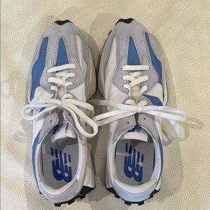 Men’s New Balance Blue and White 327 Sneakers